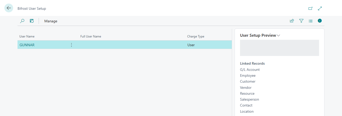 Bifrost User Setup